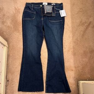 Frame Denim Jeans 32 NWT : Le Bardot Crop Flare